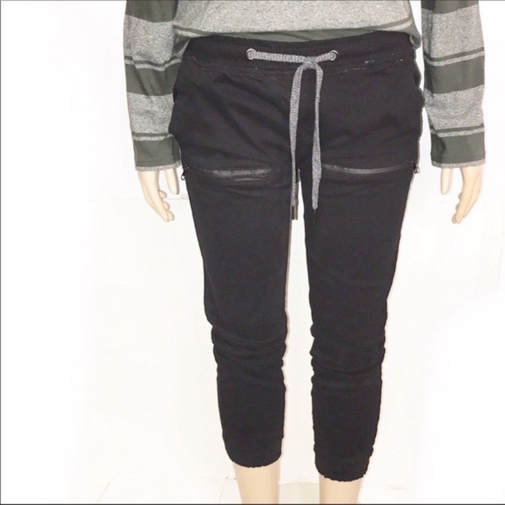 Vintage 90s ROCAWEAR Cargo Jogger Pants Black zipper details size M